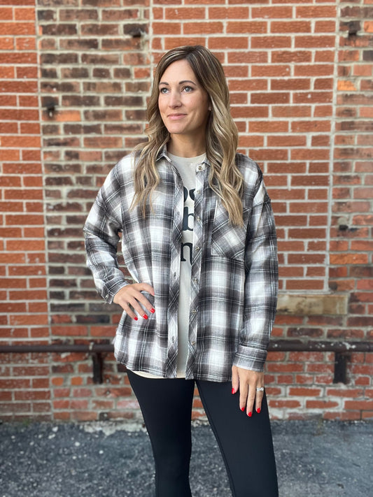The Tesslin Oversized Cut Flannel