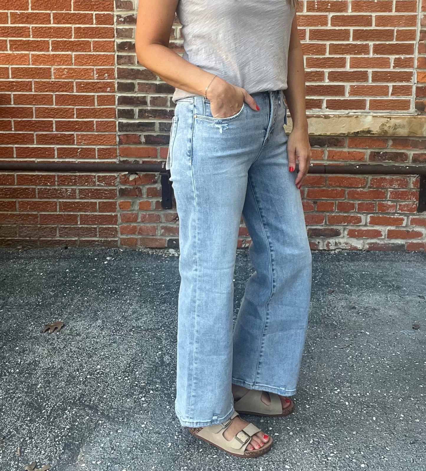 The Hardy High Rise Cropped Denim