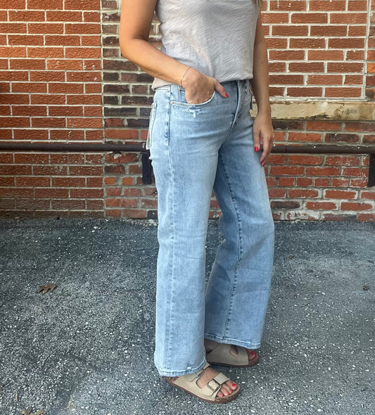 The Hardy High Rise Cropped Denim