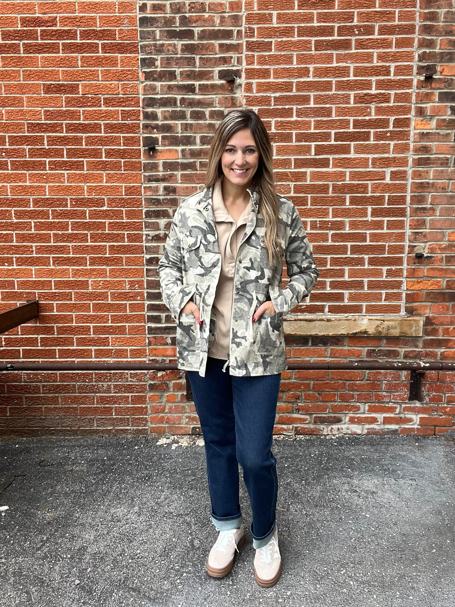 The Kalli Camo Utility Jacket