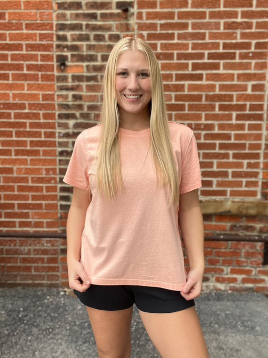 The Kazen Mineral Washed Cropped Tee