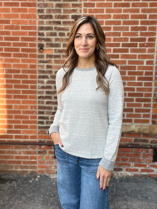 The Coleson Long sleeve Knit Top