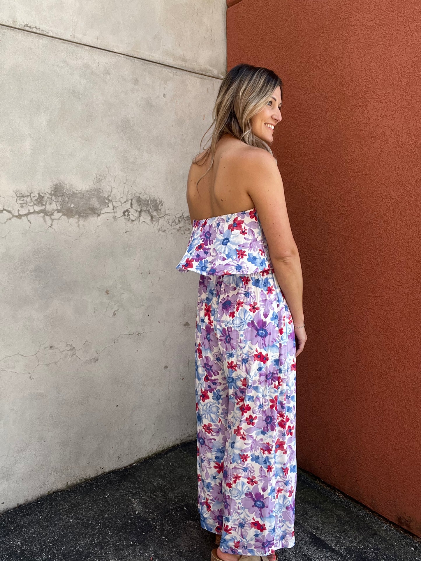 The Hawaii Strapless Jumpsuit