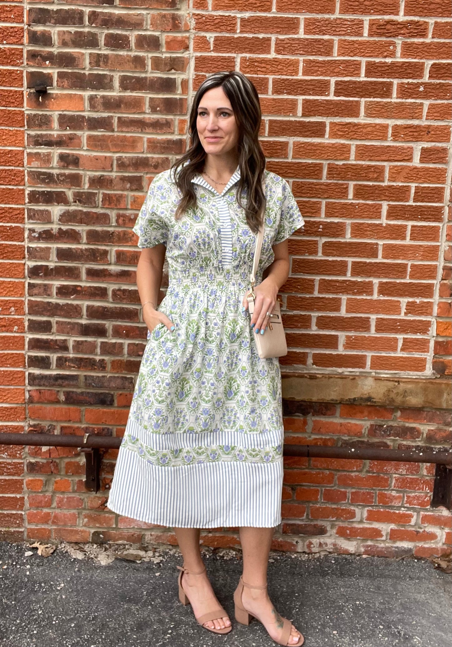 The Aaliyah Printed Midi Dress