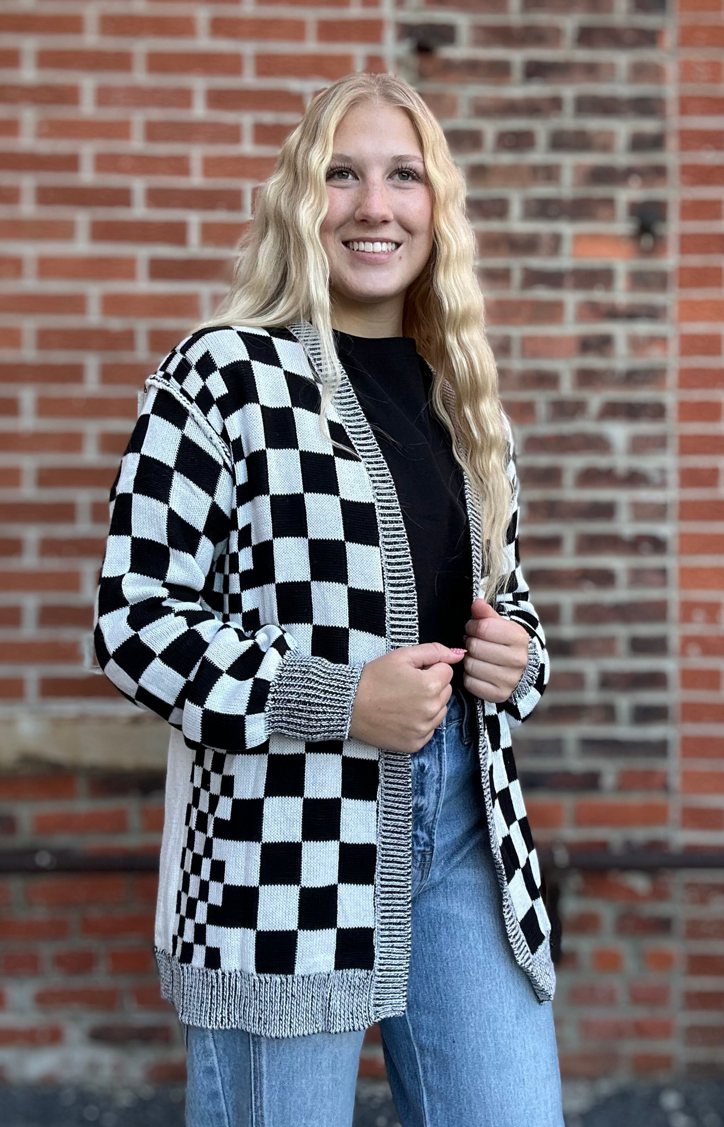 The Rhett Checkered Cardigan