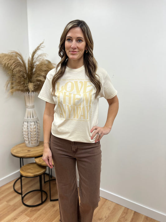 Love Them Anyway Unisex Graphic Tee