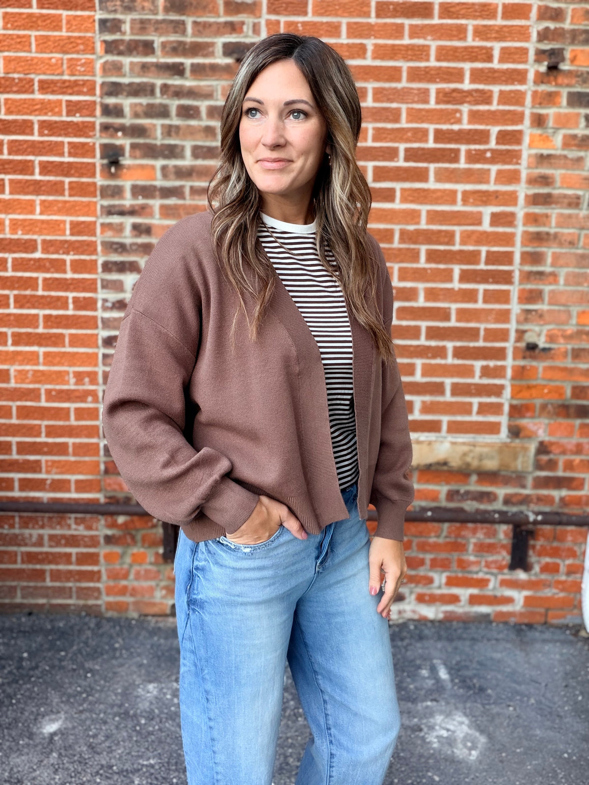 The Dorothea Open Front Cardigan