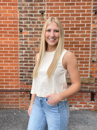 The Trubee Relaxed Fit Knit Tank