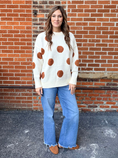 The Burton Polka Dot Oversized Sweater