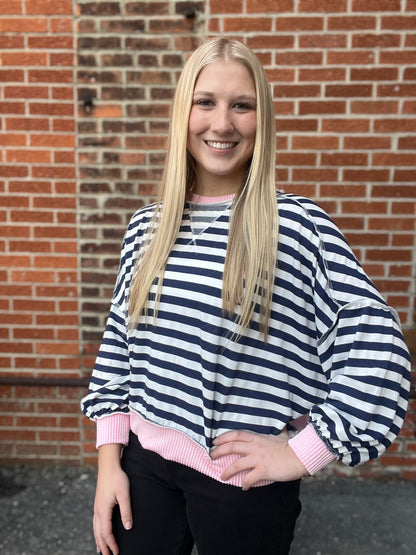 The Selena Oversized Drop Shoulder Crewneck