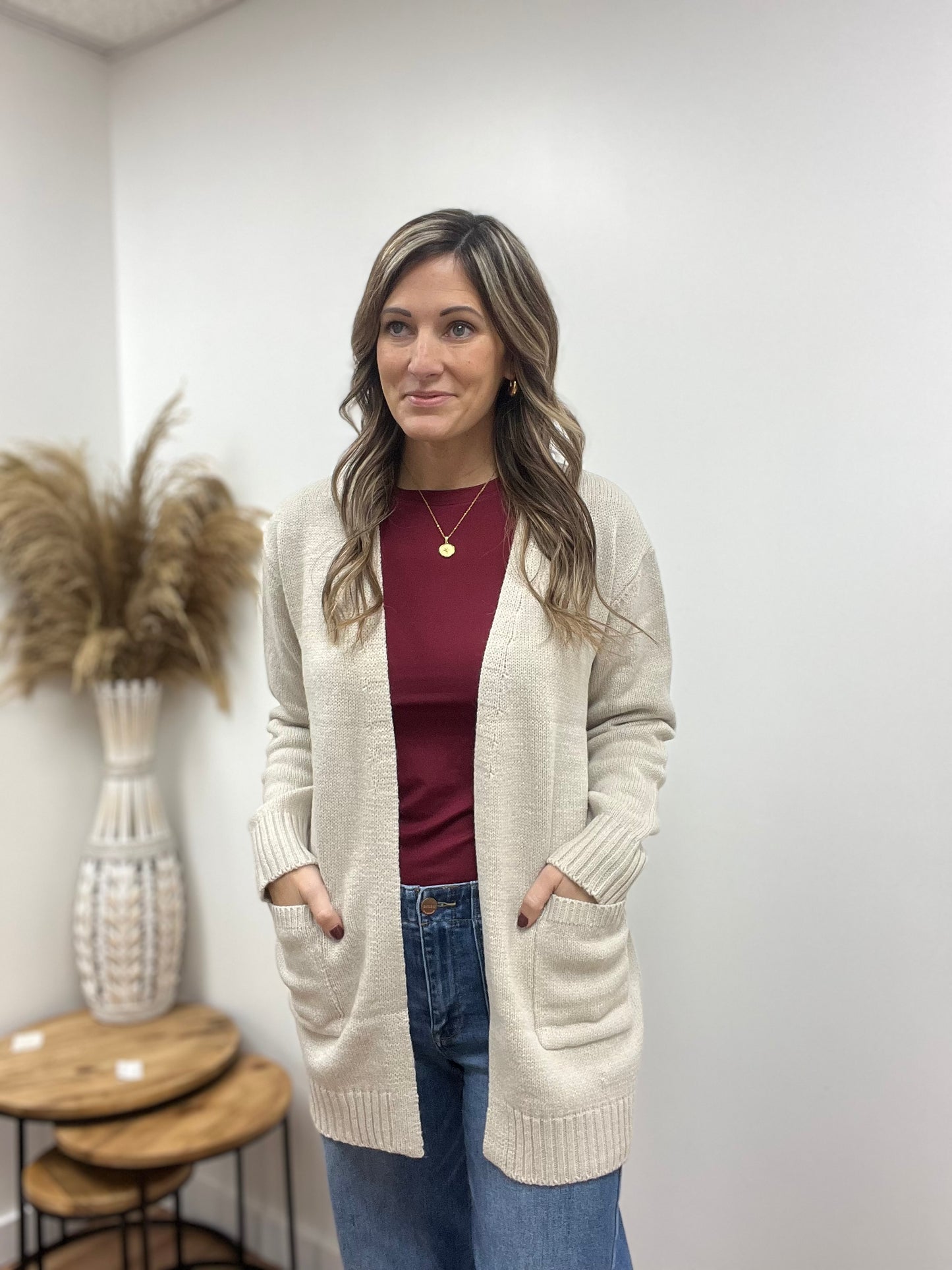 The Ailani Open Front Cardigan