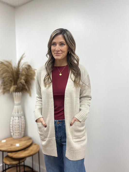 The Ailani Open Front Cardigan