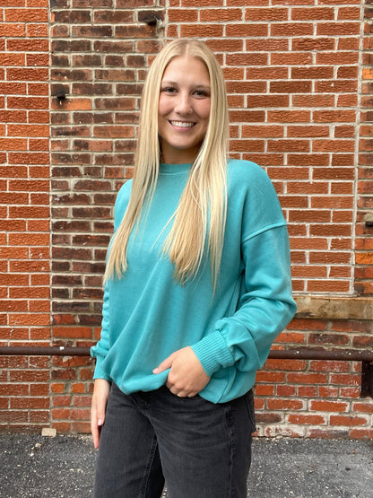 The Winslet Mineral Wash Pullover