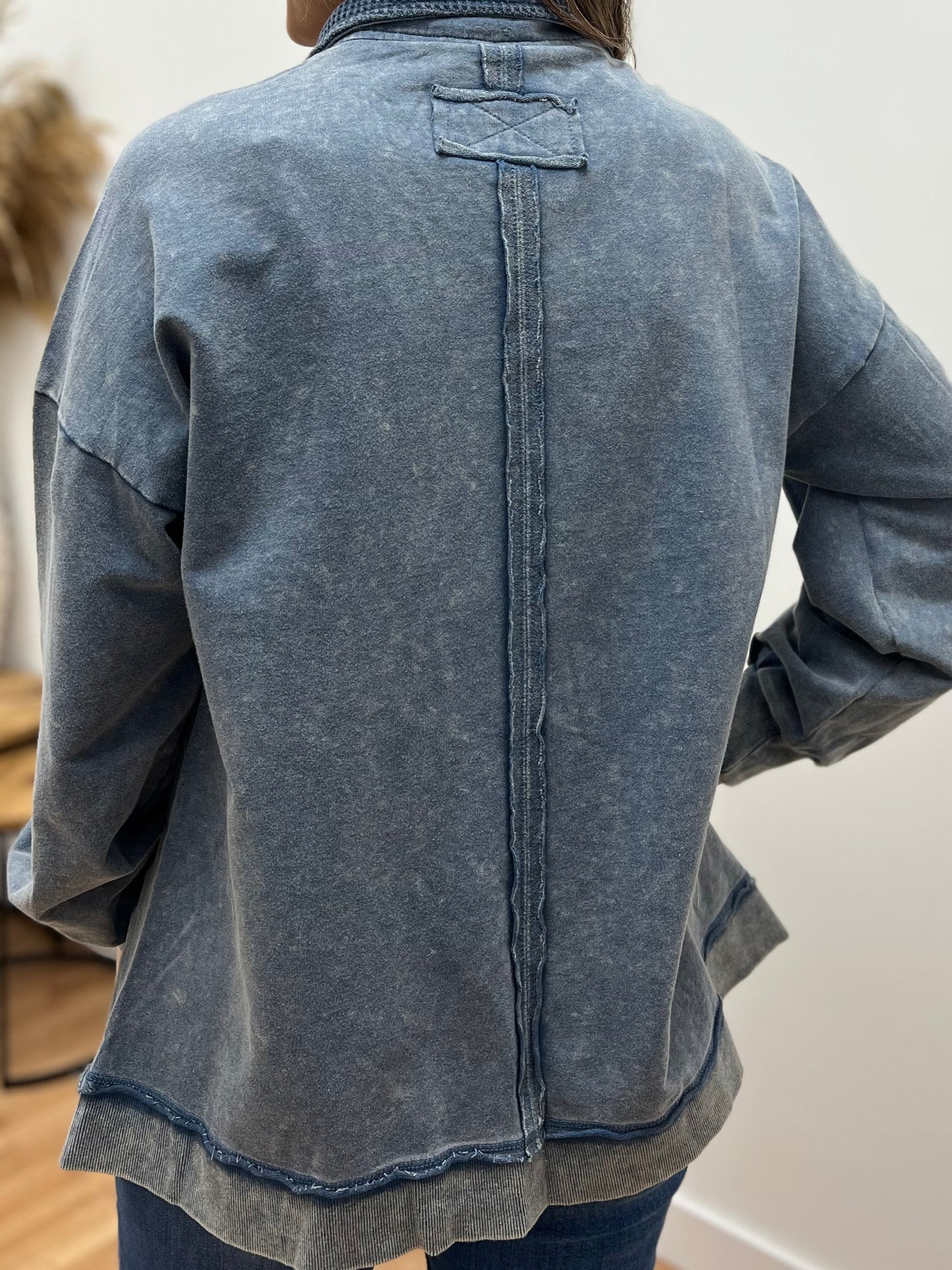 The Esti Oversized Textured Pullover