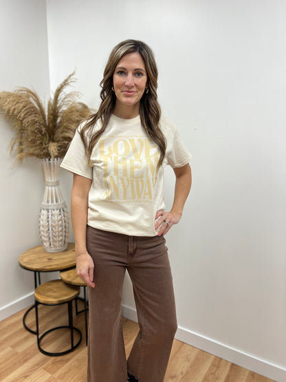 Love Them Anyway Unisex Graphic Tee