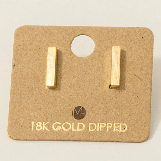 Gold Dainty Mini Stud Earrings