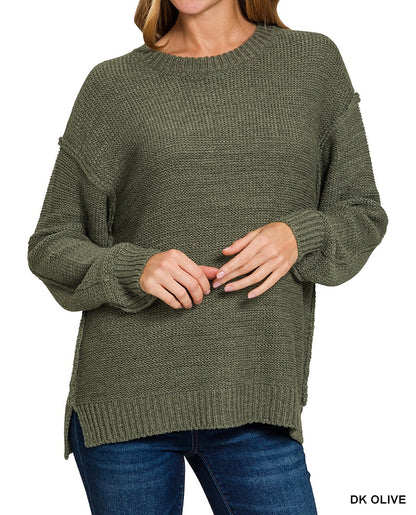 The Riaum Unique Exposed Seam Sweater
