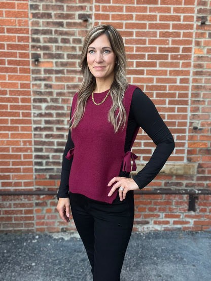 The Casen Side Tie Vest