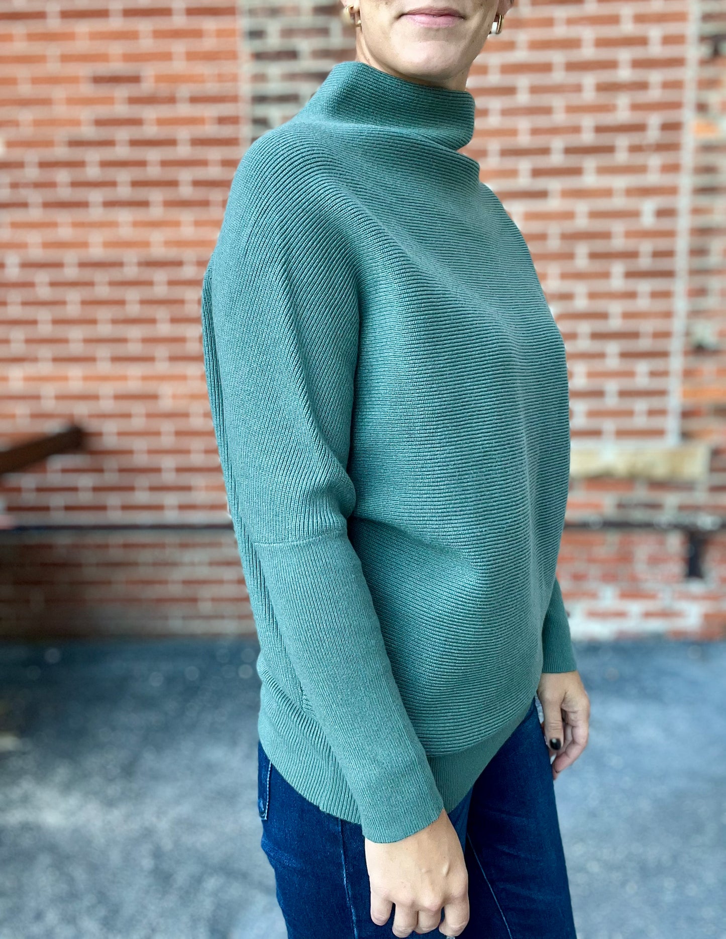 The Oakland Mock Neck Sweater