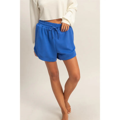 The Naia Loose Fit Elastic Lounge Shorts