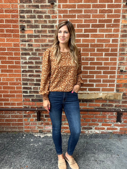 The Amelia Floral Printed Top