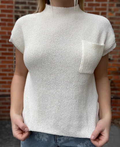 The Howan Cap Sleeve Sweater Top