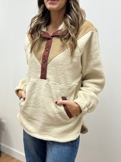 The Hartley Oversized Sherpa Pullover