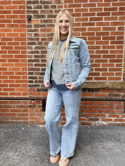 The Hardy High Rise Cropped Denim