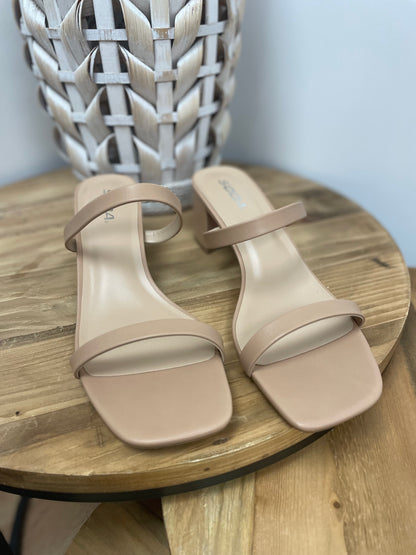 The Amelia Taupe Heels