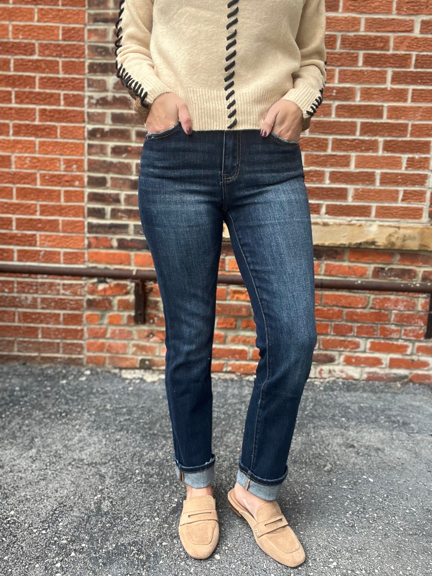 The Day Dream High Rise Straight Jeans