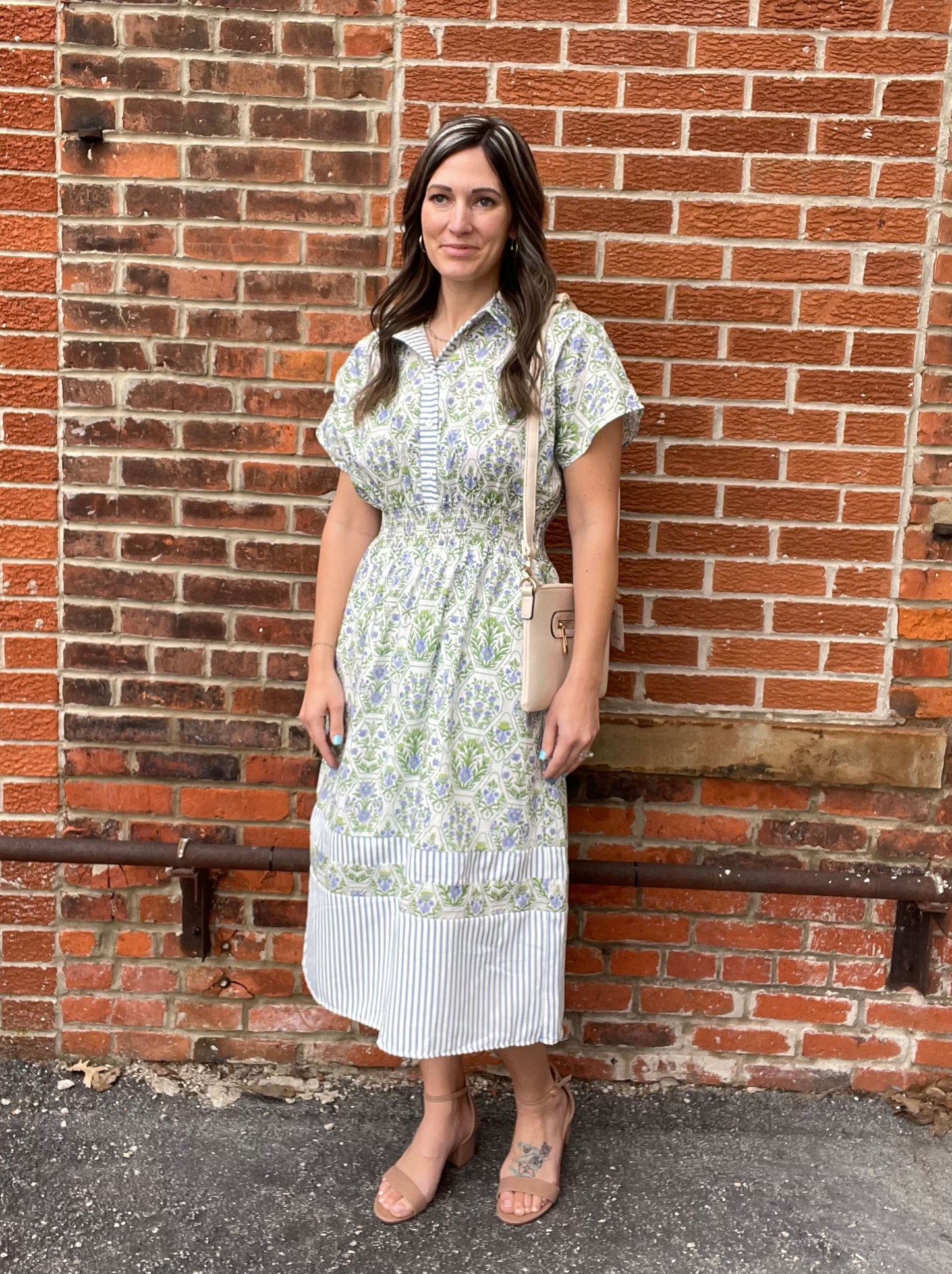 The Aaliyah Printed Midi Dress
