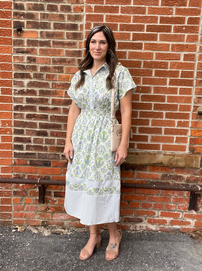 The Aaliyah Printed Midi Dress