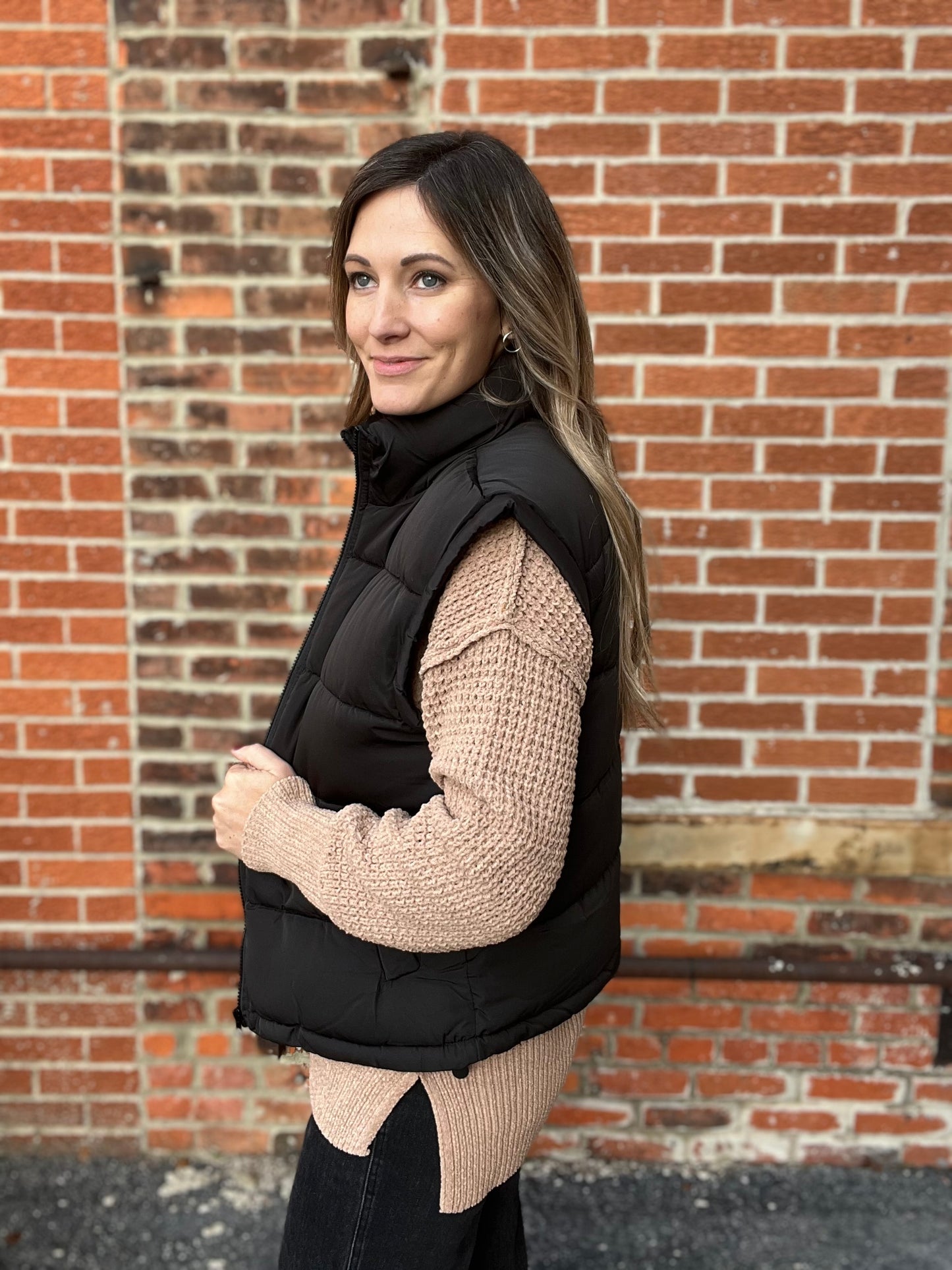 The Hector High Neck Puffer Vest