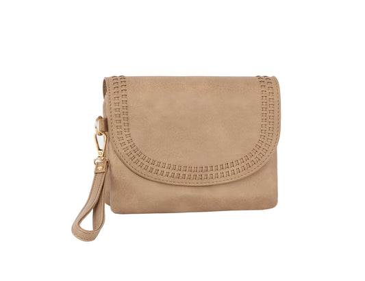 Trendy Fold Over Flap Crossbody Purse