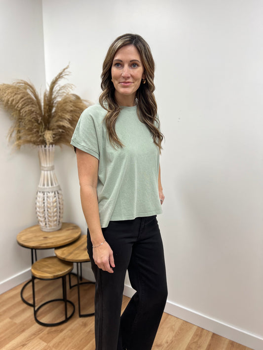 The Hayleigh Drop Shoulder Everyday Tee