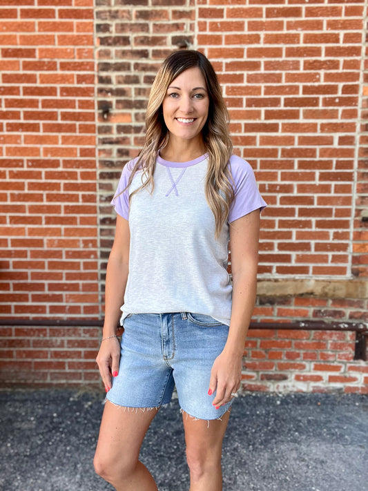 The Lavender Basic Top