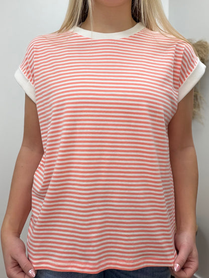 The Packton Contrast Striped Top