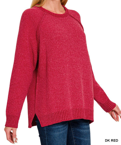 The Kollins Chenille Raglan Sweater