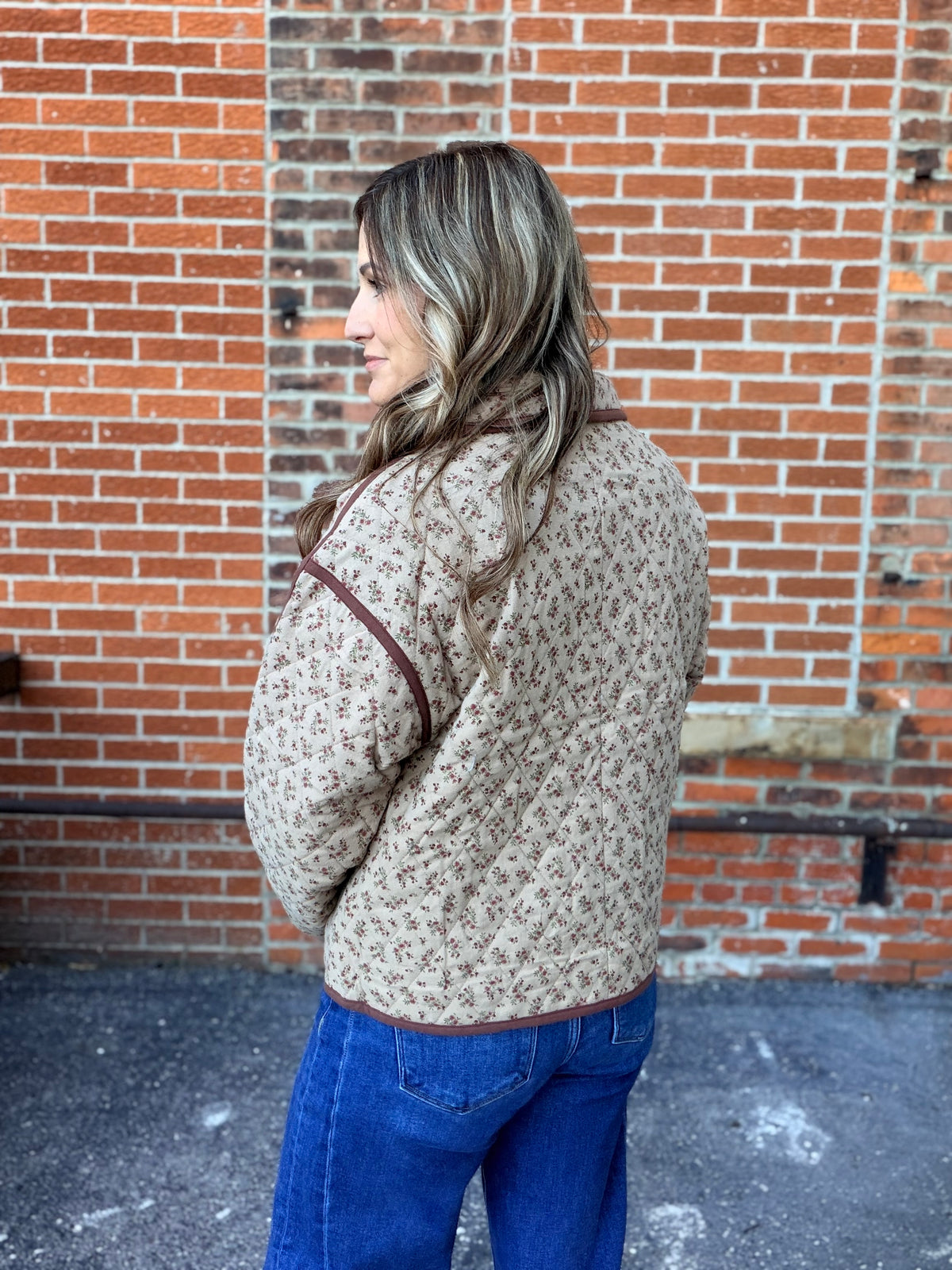 The Primrose Floral Quilted Jacket