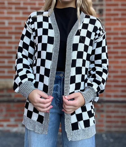 The Rhett Checkered Cardigan