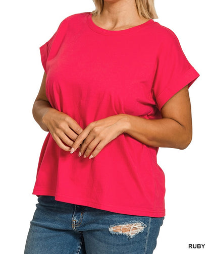 The Kirsten Curvy Basic Tee