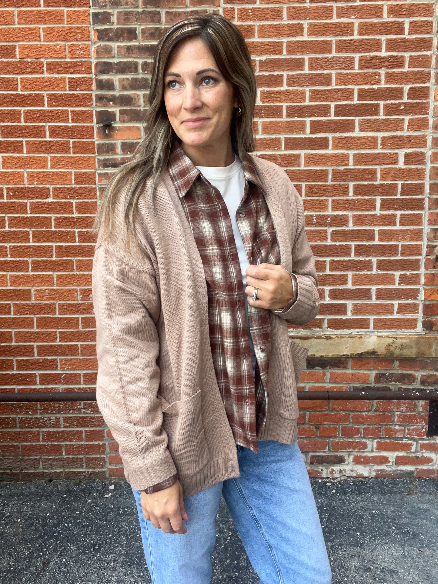 The Beau Rust Plaid Flannel