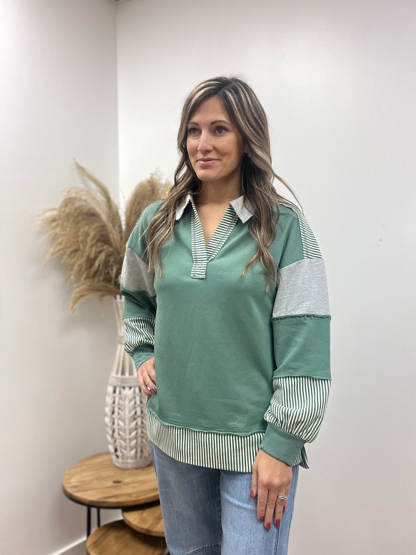 The Bowlen Color Block Pullover