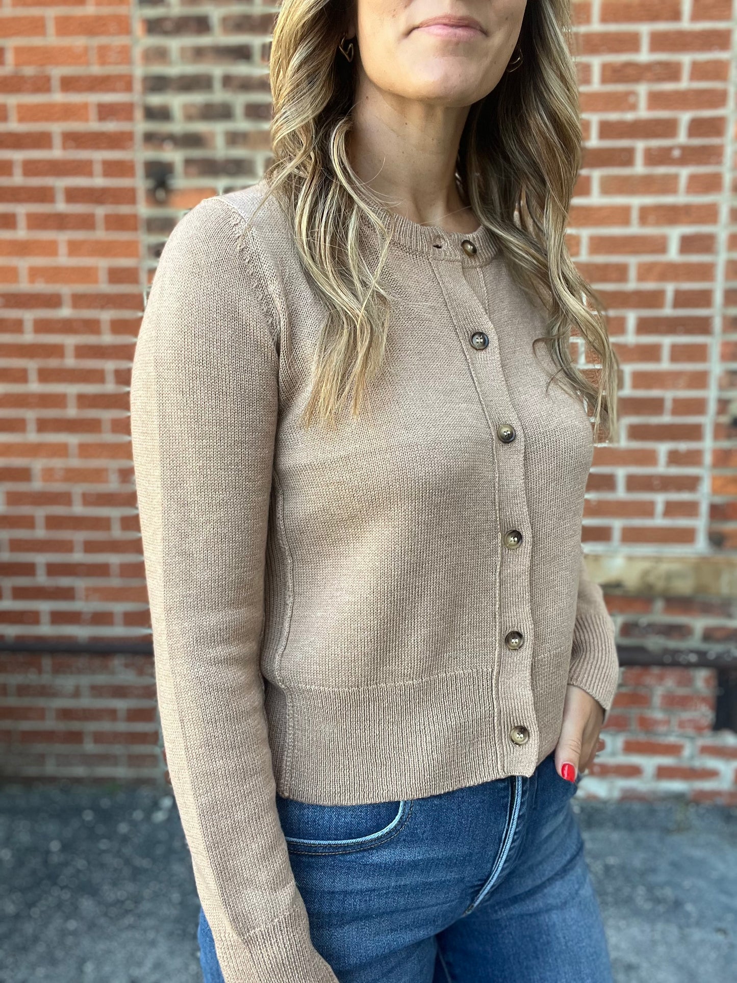 The Delia Button Up Cardigran