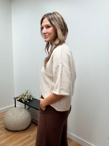 The Madden Quarter Length Wool Blend Cardigan
