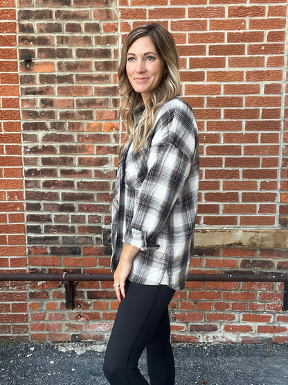 The Tesslin Oversized Cut Flannel