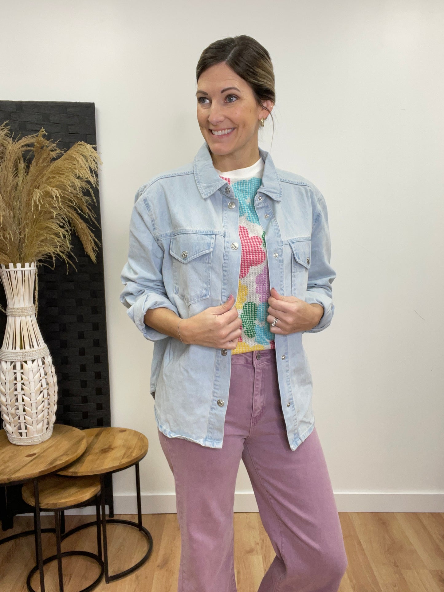 The Loral Oversized Denim Jacket