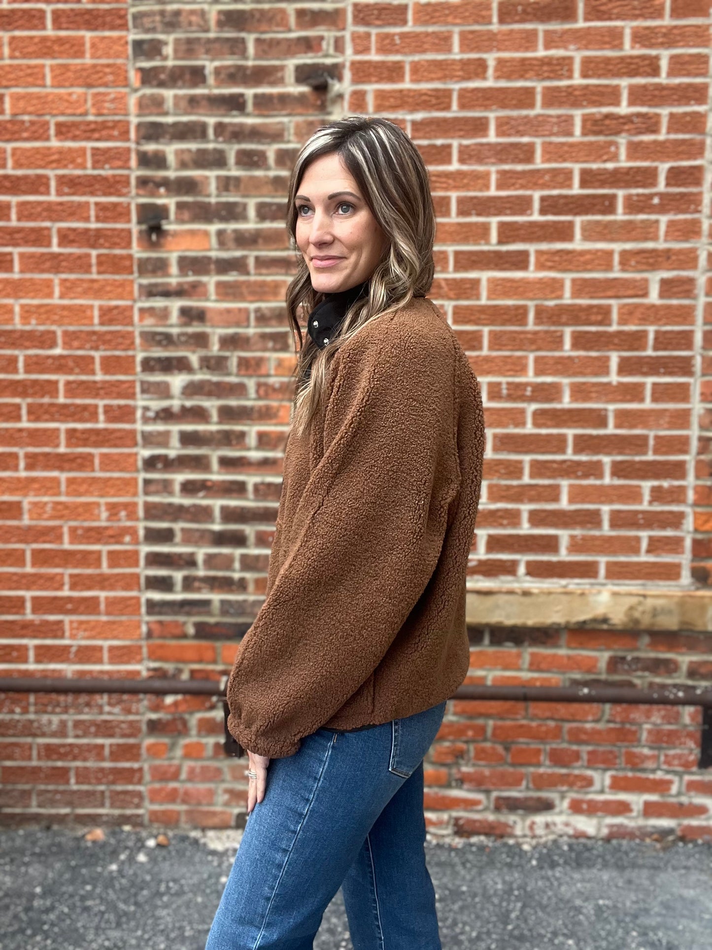 The Celeste Color Block Fleece Jacket