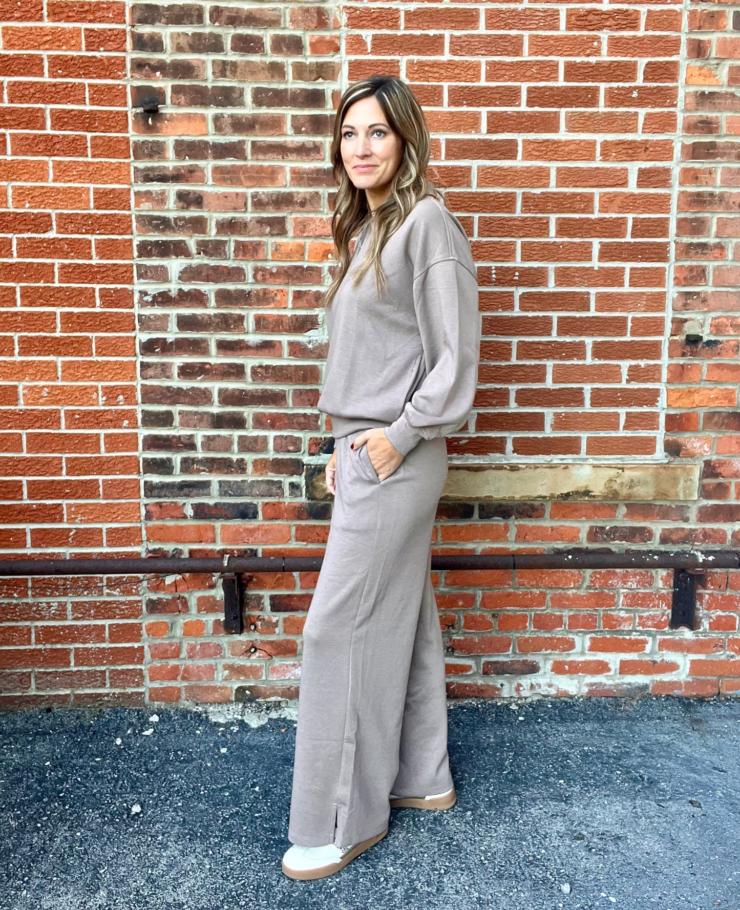 The Lena Wide Leg Sweatpants