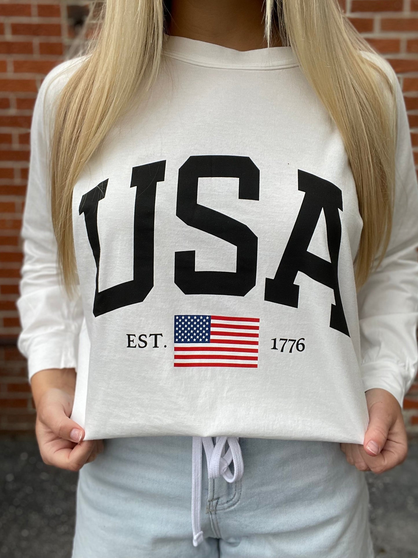 The Patriot USA Graphic Long Sleeve Top